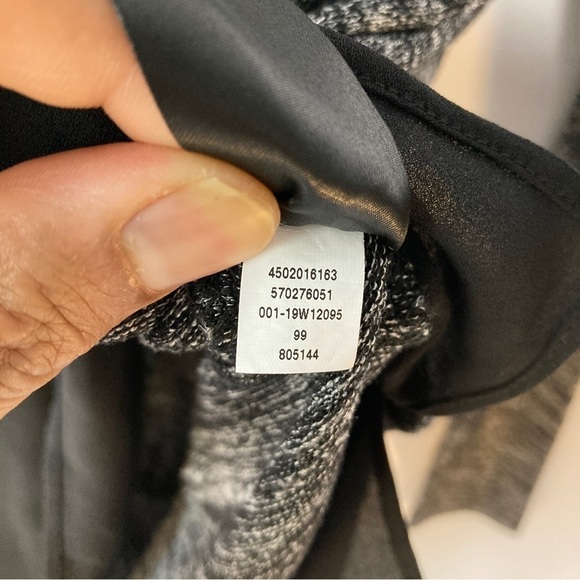 White House Black Market Women's Grey Round Neck Pull Over Blouse Top Size XS - Picture 8 of 10